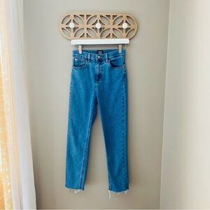 BDG by Urban Outfitters Girlfriend High-Rise Denim Jeans Blue Sz 25